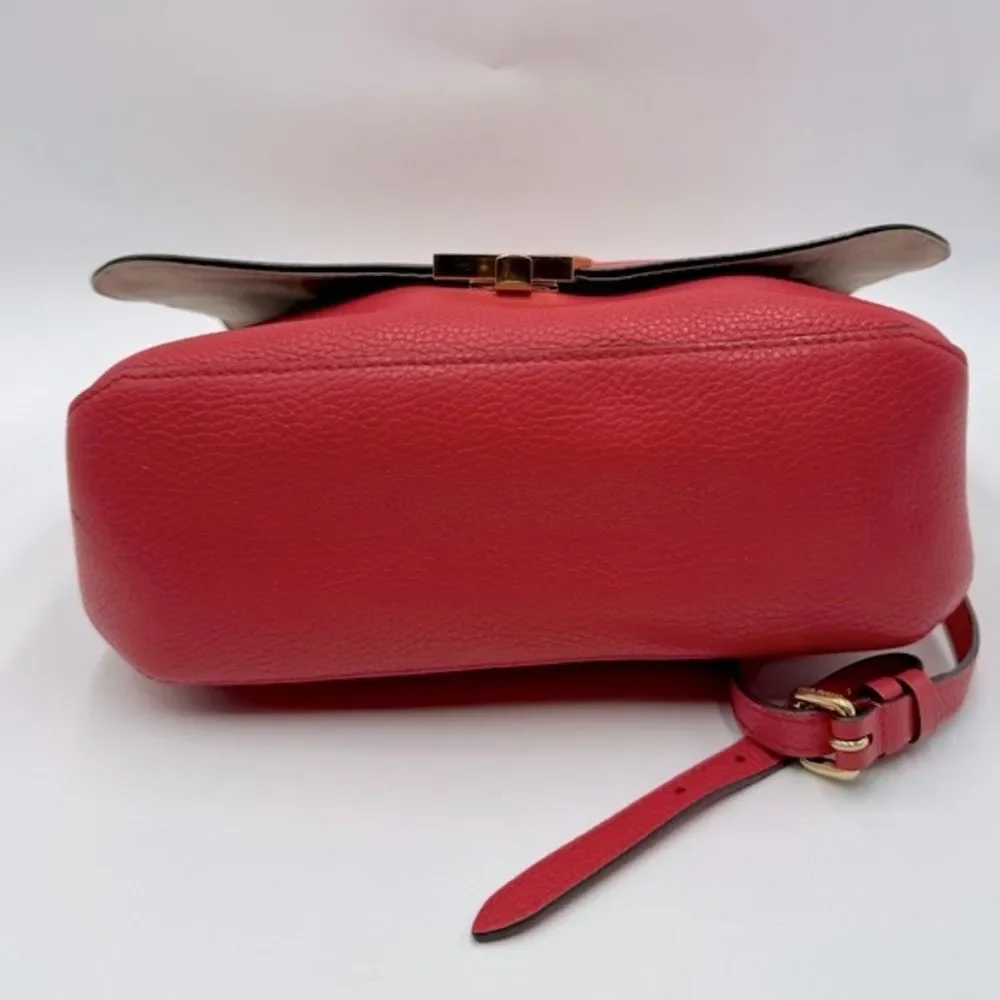 Louis Vuitton Coquelicot Taurillon Leather Volta 2way LV Handbag Messenger